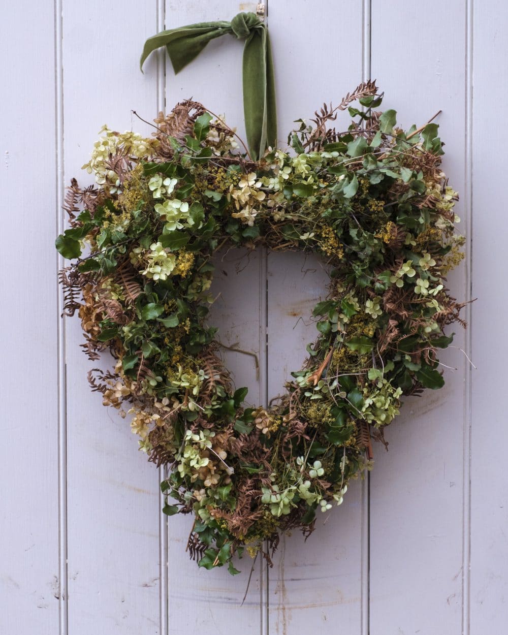 Natures love dried flower wreath