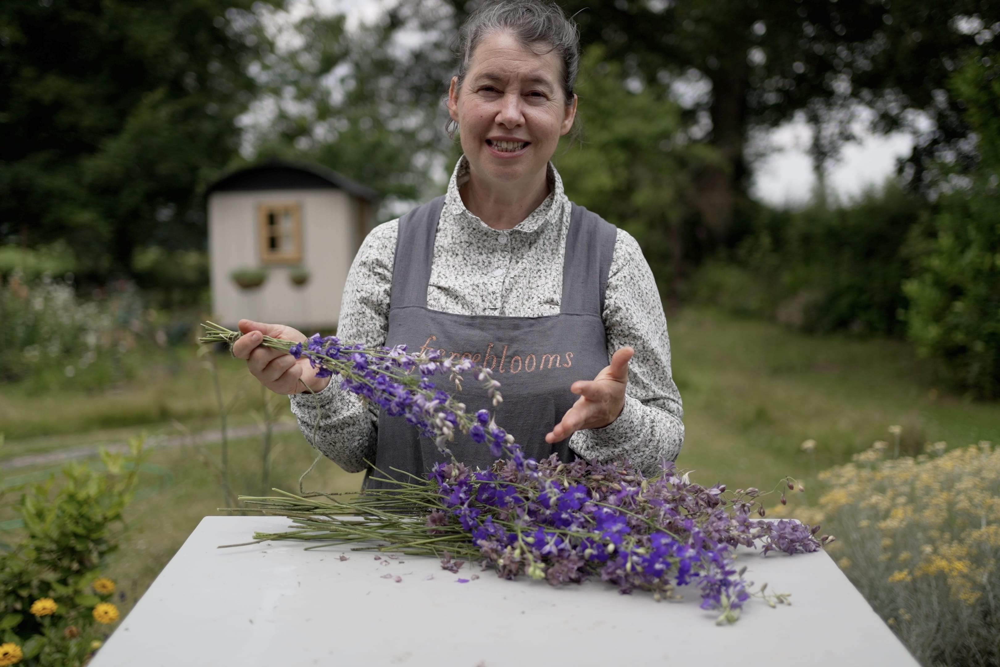 Featured image for “Secrets of Drying Larkspur For a Magical Ingredient In Your Next Everlasting Flower Arrangement”