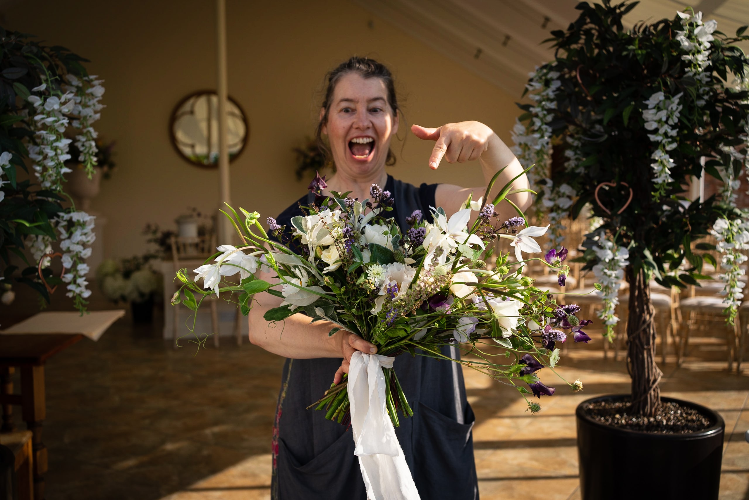 Featured image for “How To Make A Sustainable Seasonal Brides Bouquet For A Wedding”