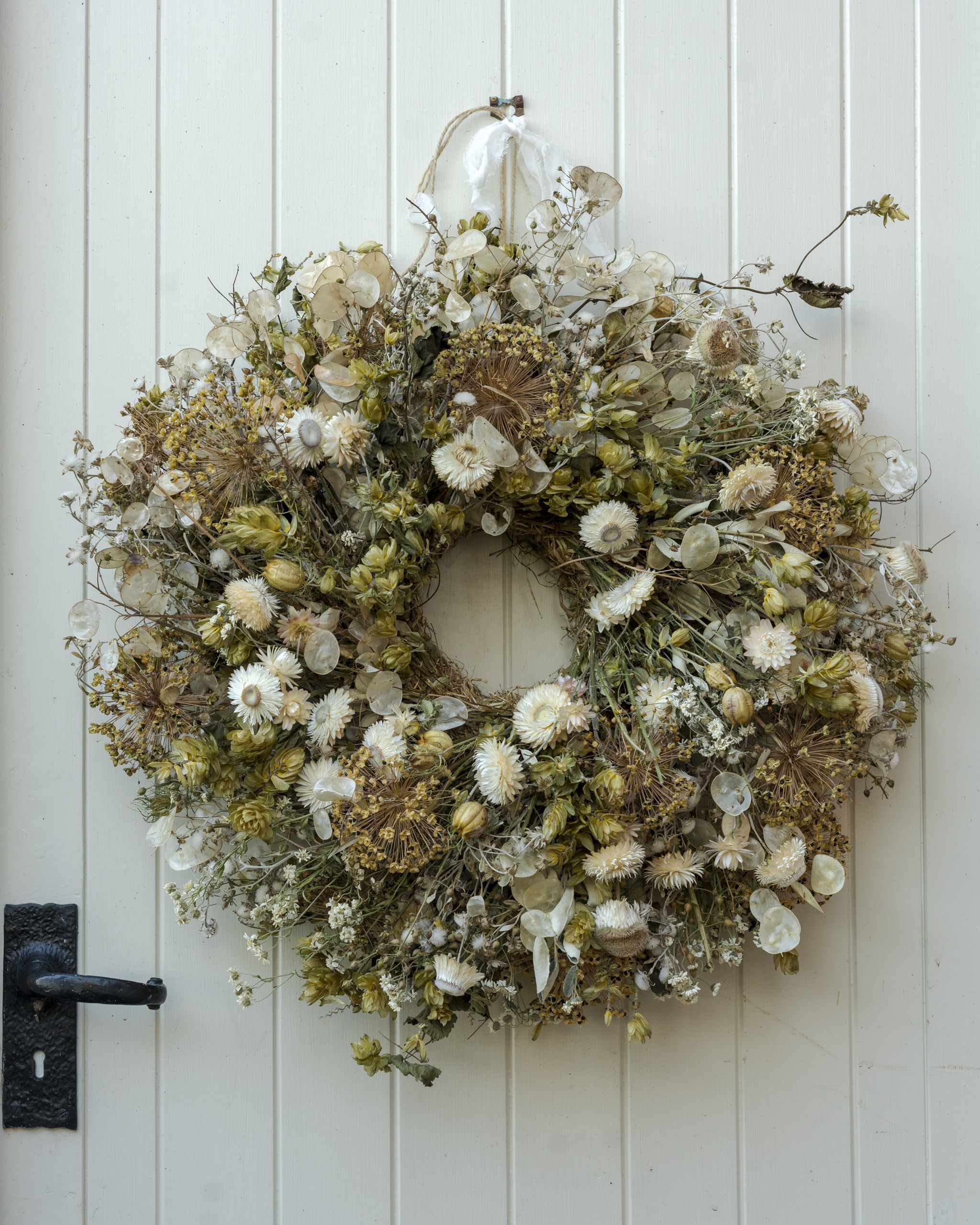 Featured image for “Wild Garden Style Everlasting Dried Flower Wreath”