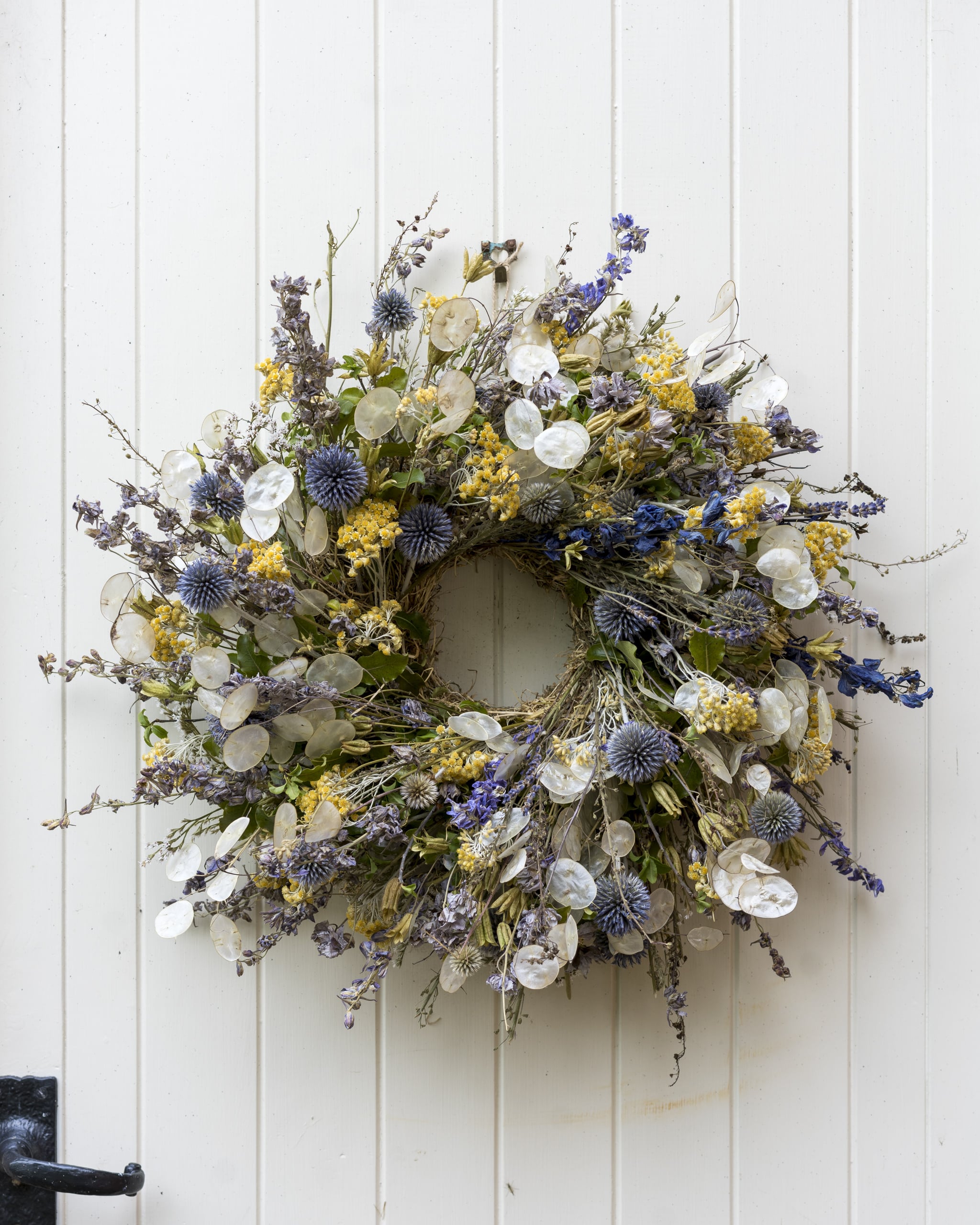 Featured image for “Sustainable Wild Garden Style Dried Summer Flower Wreath”